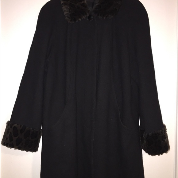 Vintage Classy Coat Made in USA Black Coat - Picture 8 of 8